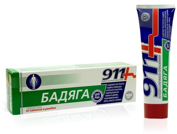 Изображение товара Гель для тела БАДЯГА 911 (от синяков и ушибов) Гель для тела БАДЯГА 911 (от синяков и ушибов) фотография