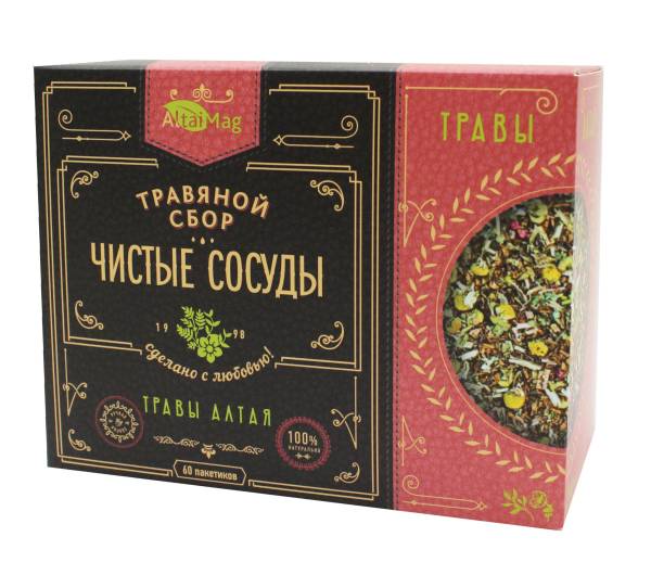 Изображение товара Сбор травяной Чистые сосуды АлтайМаг 60шт Сбор травяной Чистые сосуды АлтайМаг 60шт фотография