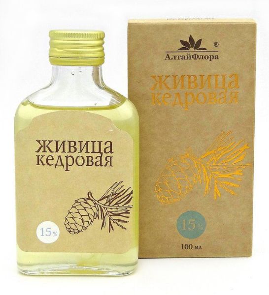 Изображение товара Живица кедровая на кедровом масле 15% Алтайфлора бад 100мл Живица кедровая на кедровом масле 15% Алтайфлора бад 100мл фотография